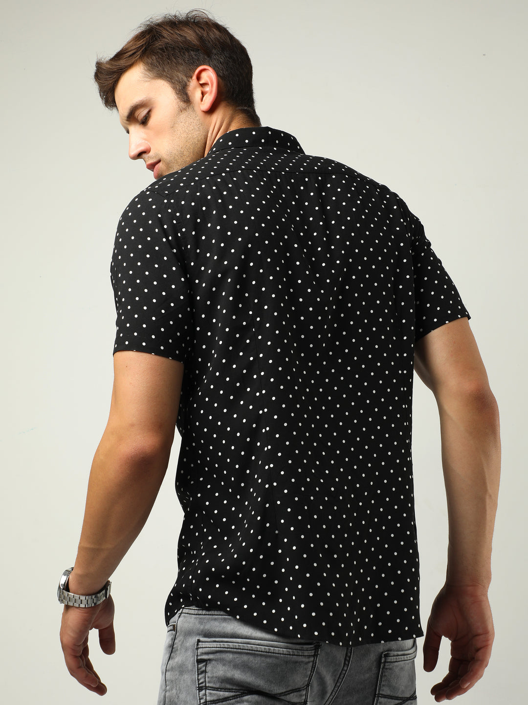 VUDUPolka Dot ShirtRegular Fit