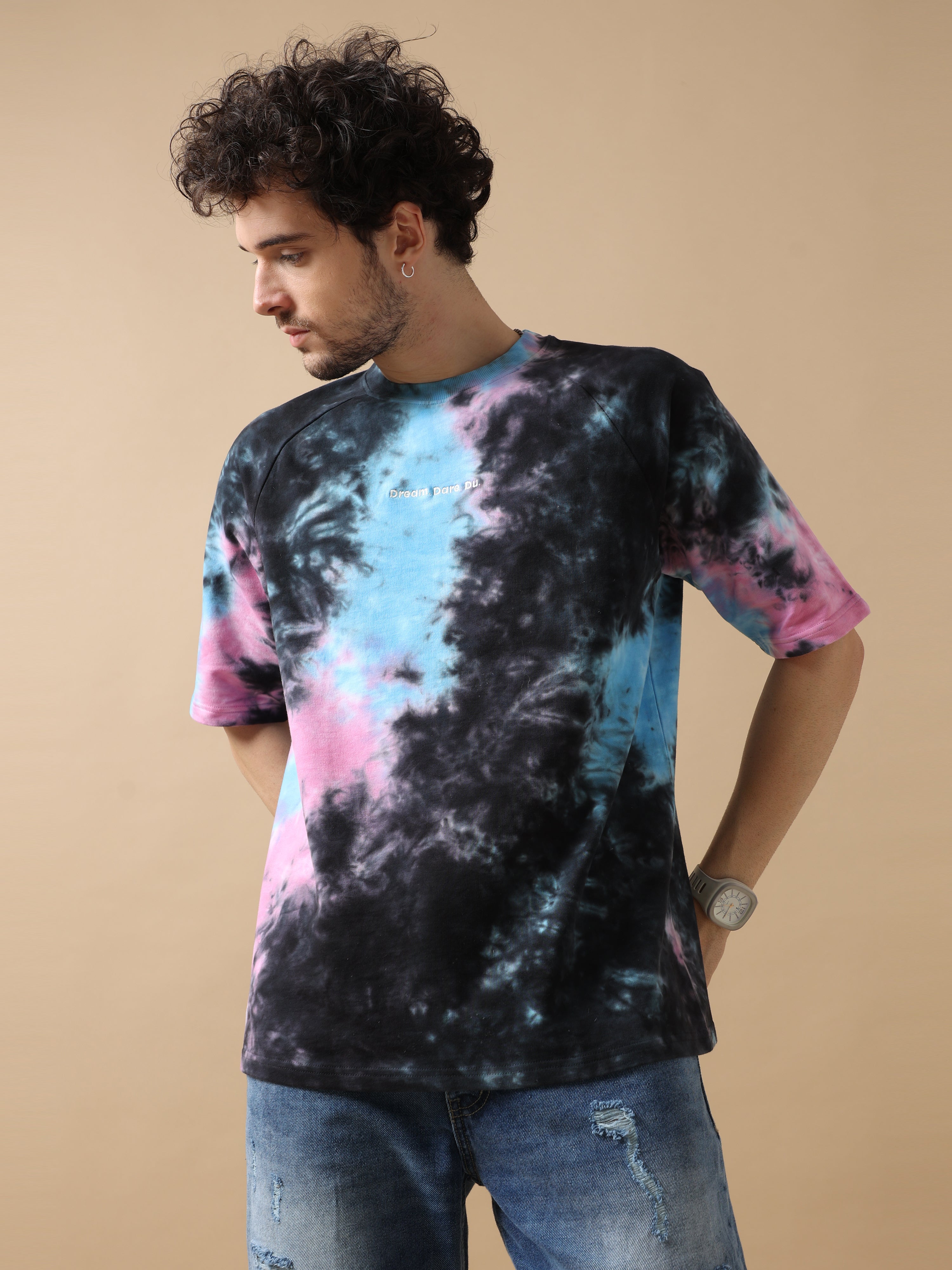 URBAN AURORA Tie-Dye Oversized T-Shirt - Trendy & Unique | VUDU
