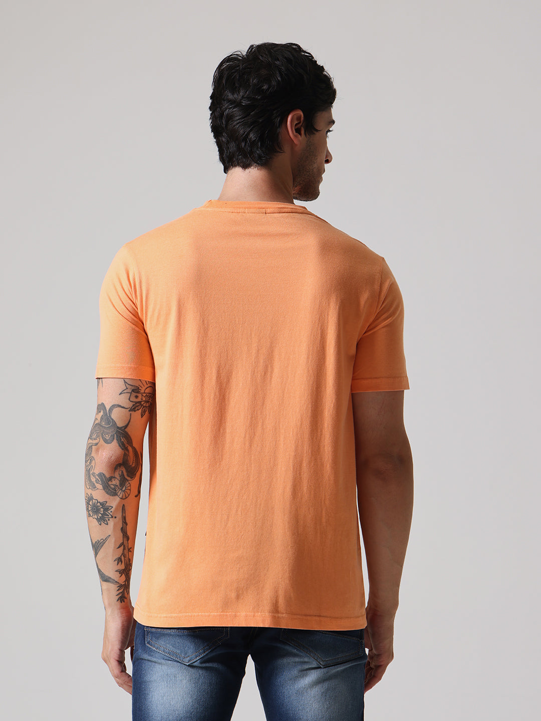 Regular Fit HD Print Pigment Dyed Tee