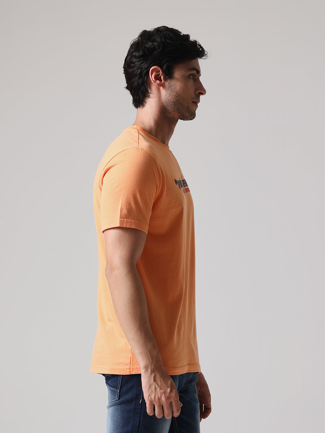 Regular Fit HD Print Pigment Dyed Tee