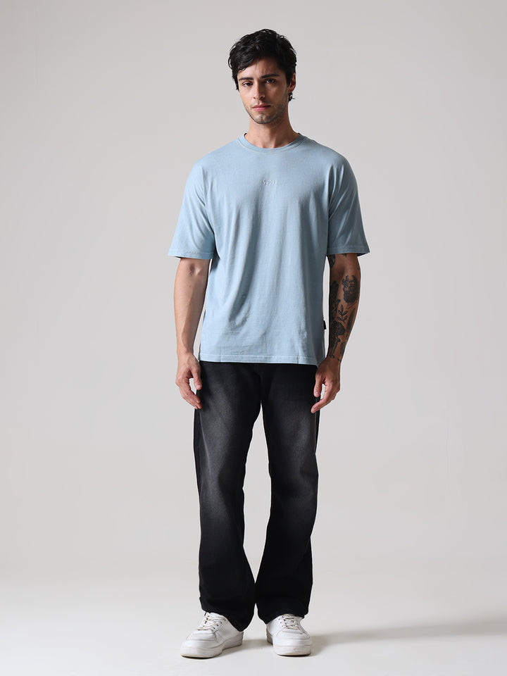 Soft Pigment Dyed Relaxed Fit Tee – Glacier Blue
