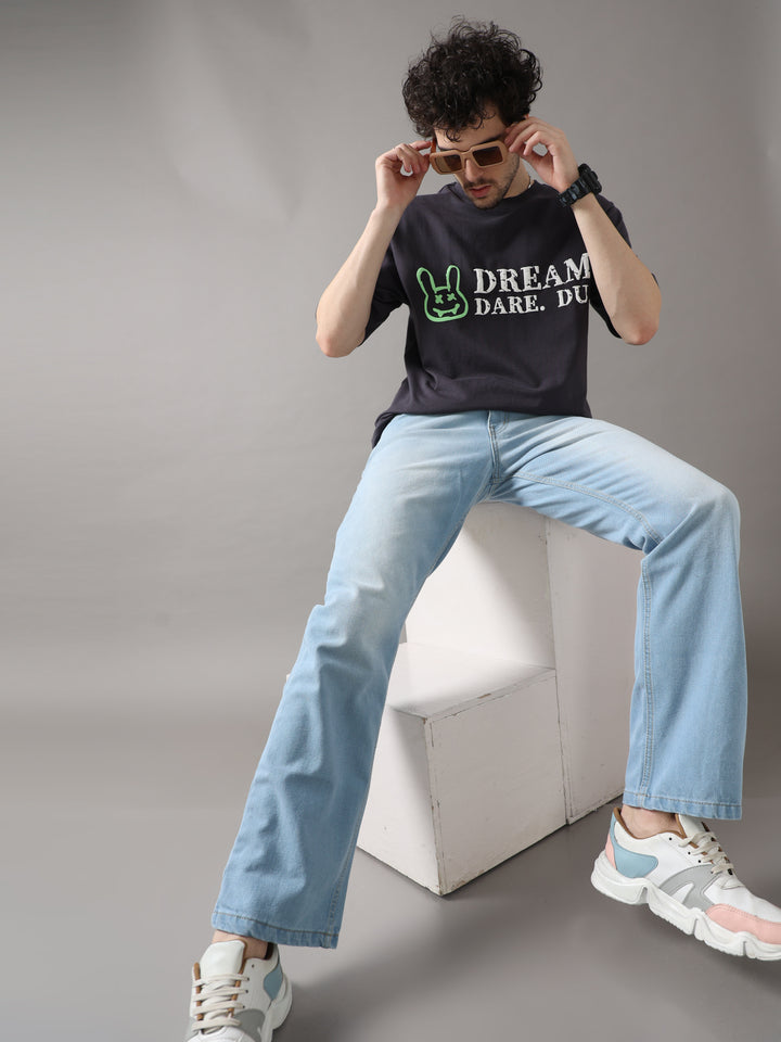 DREAM DARE DU BLACK OVERSIZED T-SHIRT