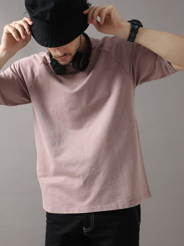 DESERT TAUPE ACID WASH OVERSIZED T-SHIRT