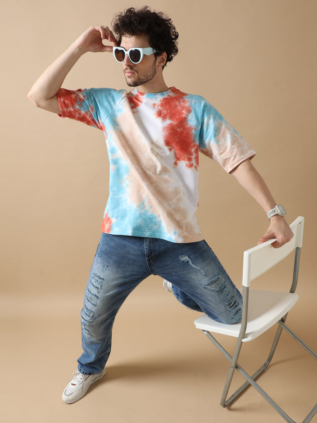NOMADIC NEBULA TIE-DYE OVERSIZED T-SHIRT