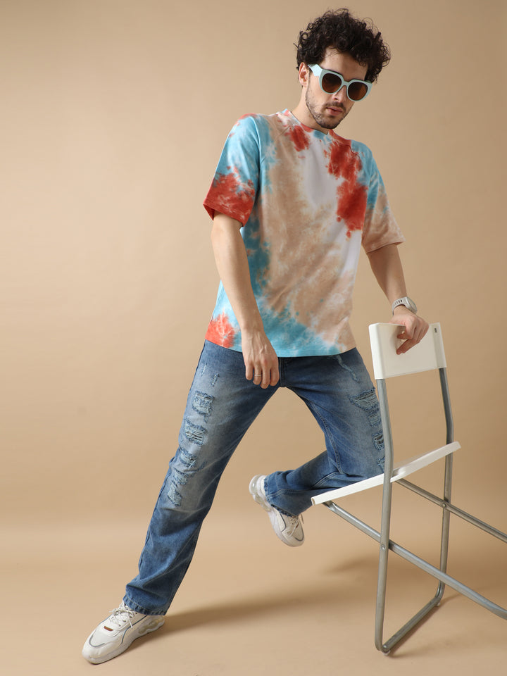 NOMADIC NEBULA TIE-DYE OVERSIZED T-SHIRT