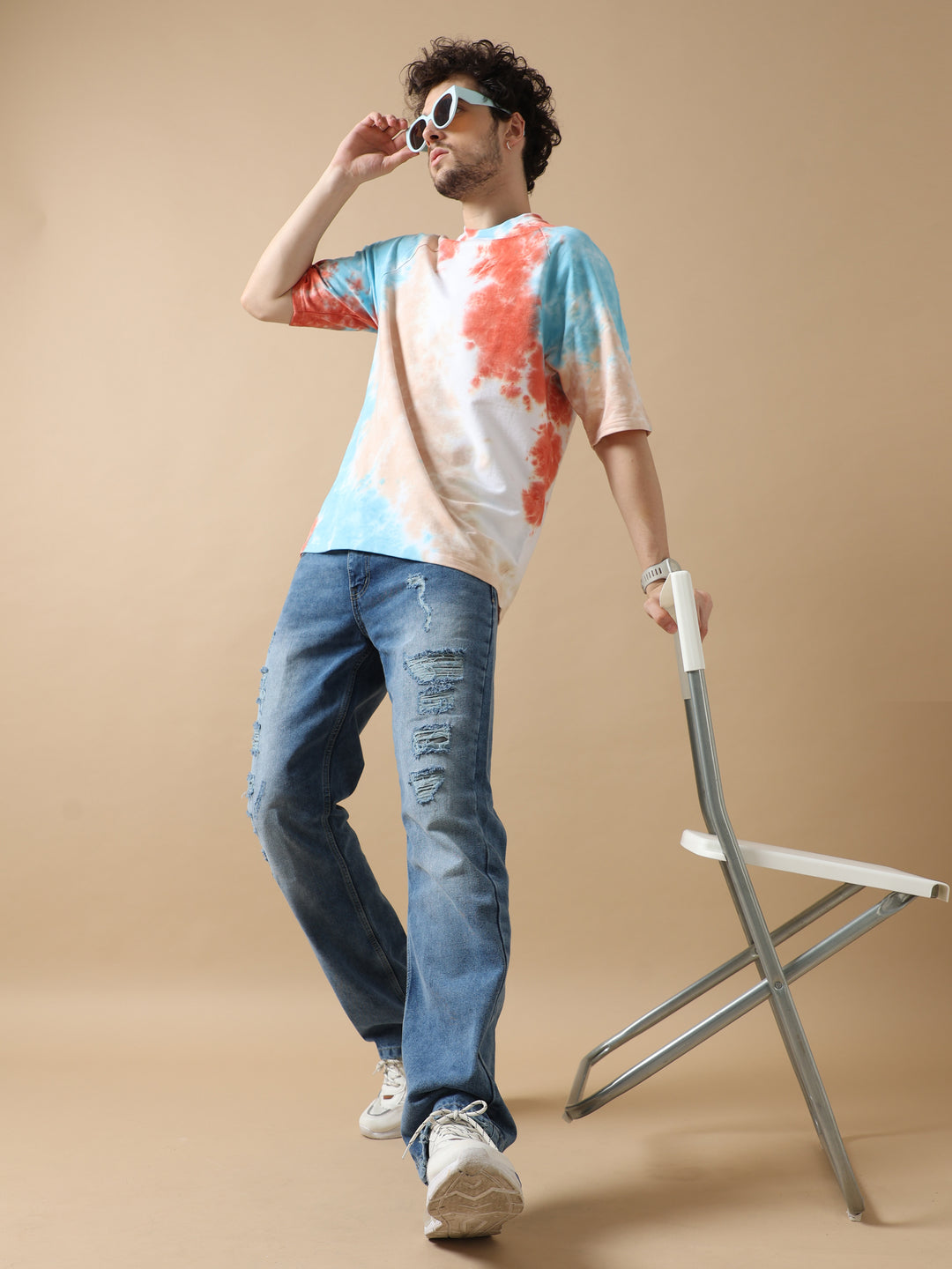 NOMADIC NEBULA TIE-DYE OVERSIZED T-SHIRT