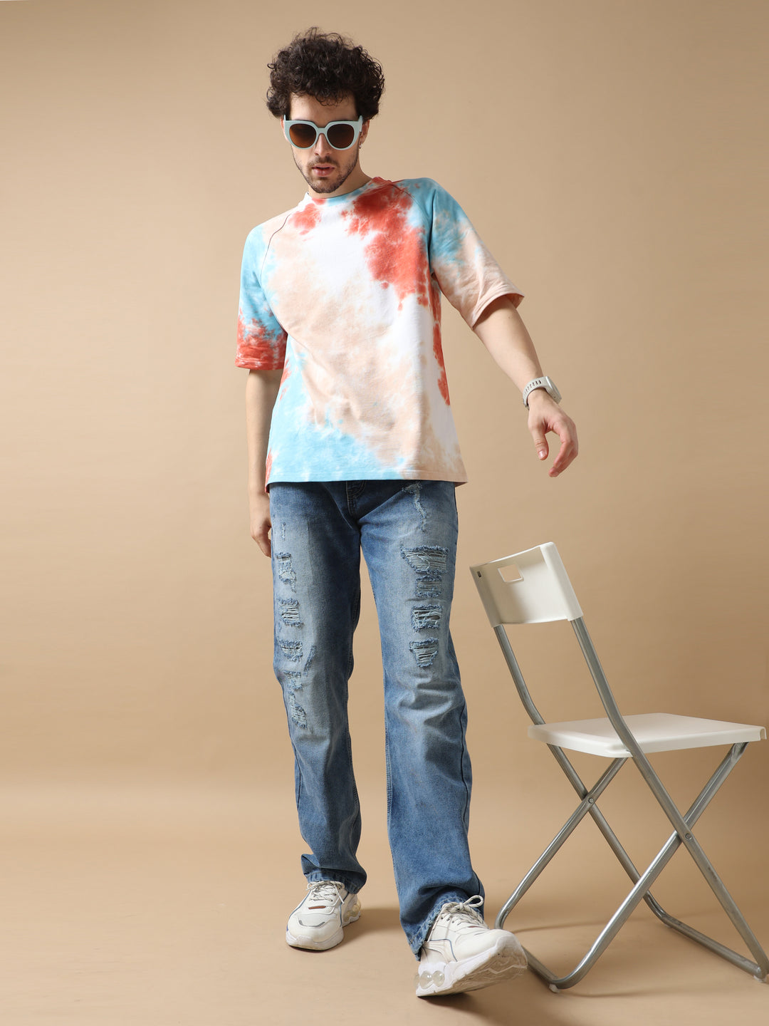 NOMADIC NEBULA TIE-DYE OVERSIZED T-SHIRT