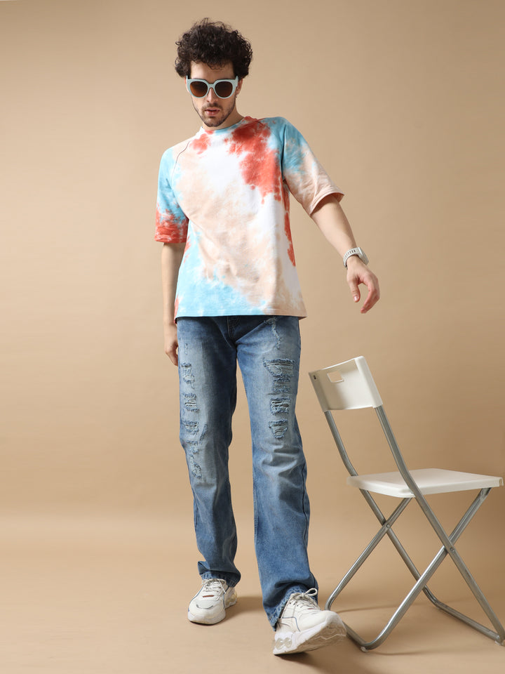 NOMADIC NEBULA TIE-DYE OVERSIZED T-SHIRT