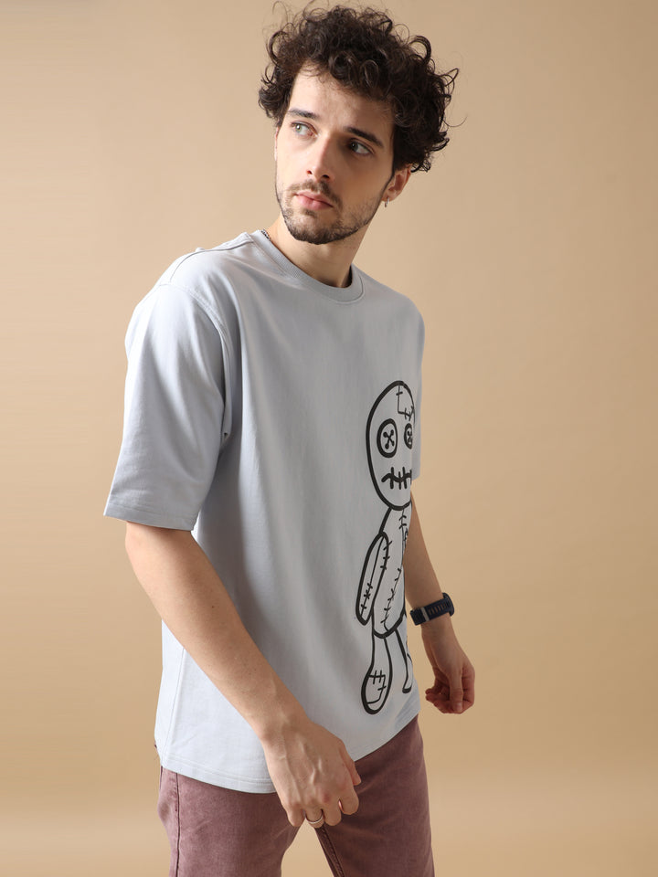 VOODOO DOLL MAUVE OVERSIZED T-SHIRT