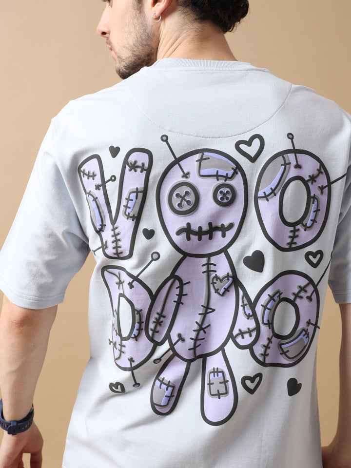 VOODOO DOLL MAUVE OVERSIZED T-SHIRT