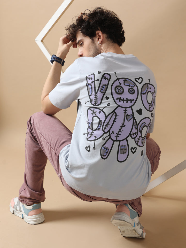VOODOO DOLL MAUVE OVERSIZED T-SHIRT