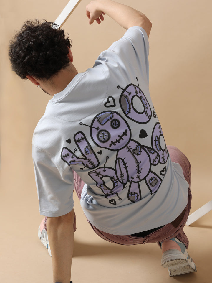 VOODOO DOLL MAUVE OVERSIZED T-SHIRT