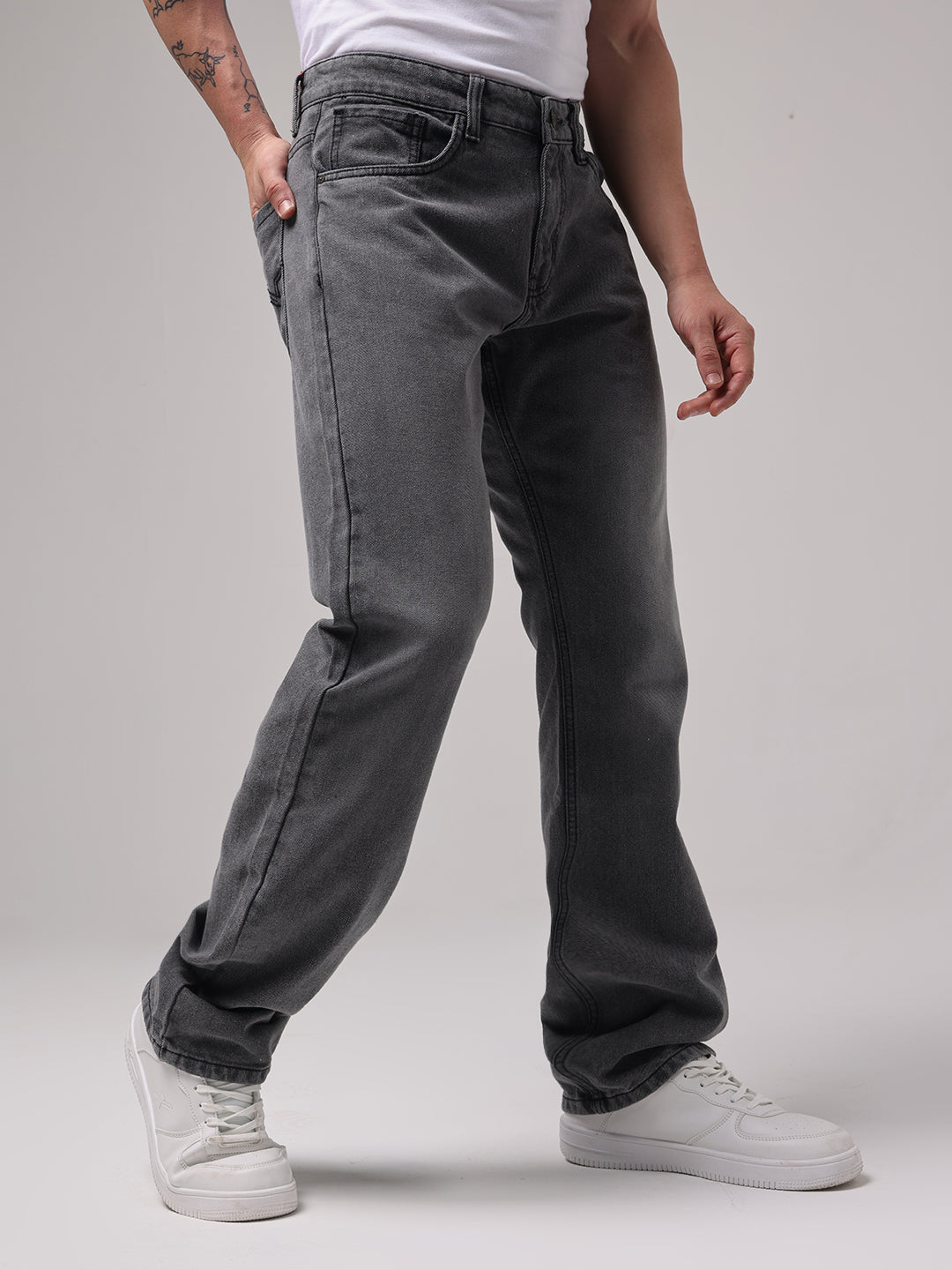 Charcoal Comfort Fit Denim