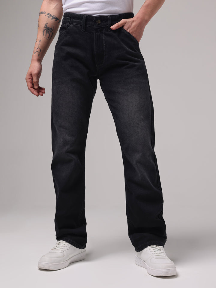 Classic Black Comfort Jeans