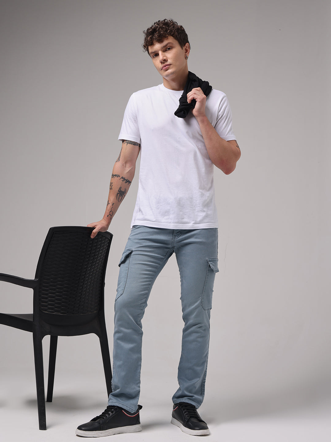 Aquamarine Slim Cargo Pants