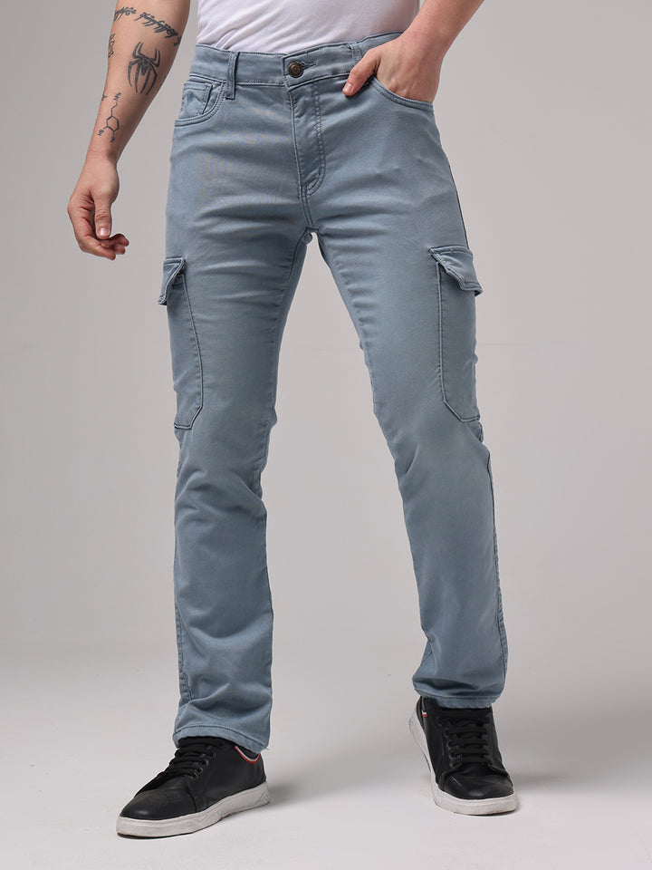Aquamarine Slim Cargo Pants