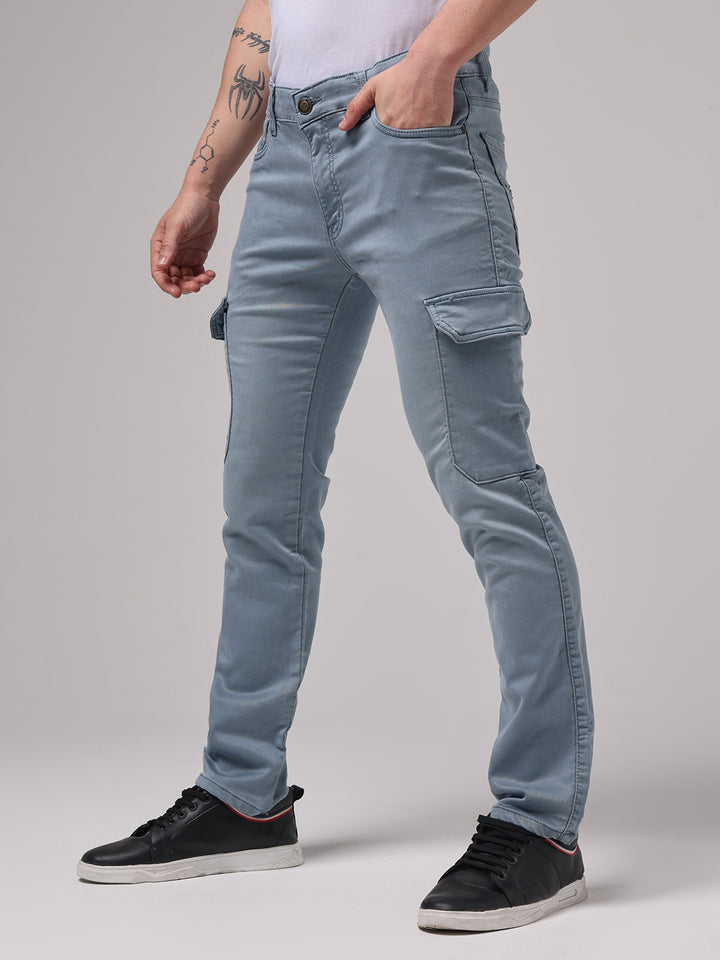 Aquamarine Slim Cargo Pants