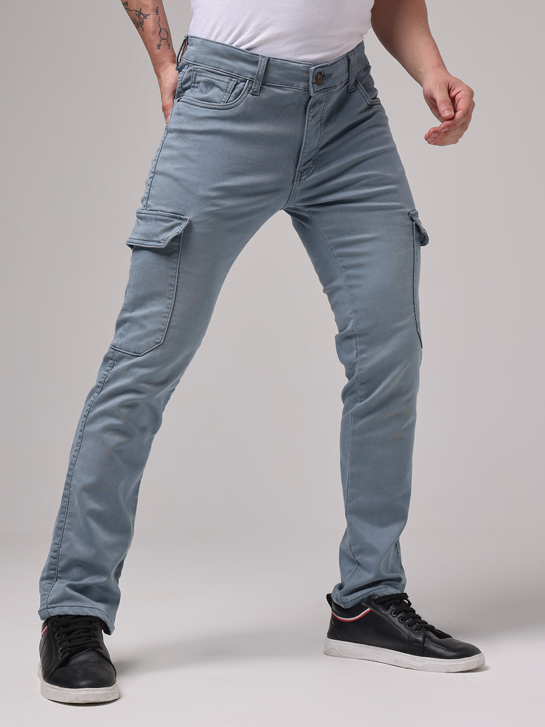 Aquamarine Slim Cargo Pants