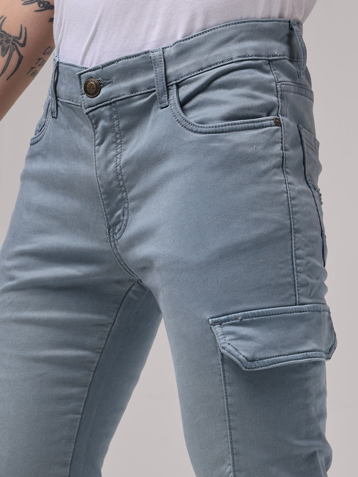 Aquamarine Slim Cargo Pants