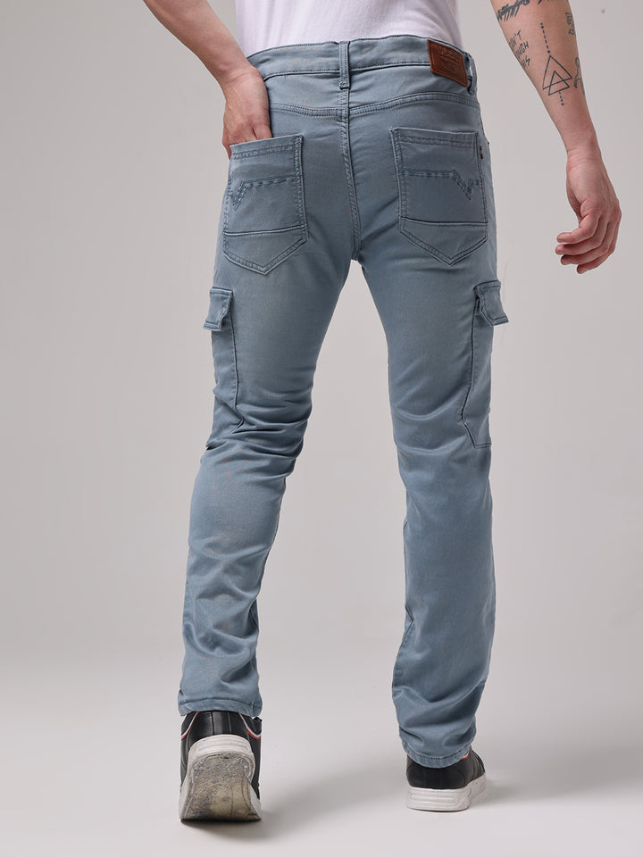Aquamarine Slim Cargo Pants