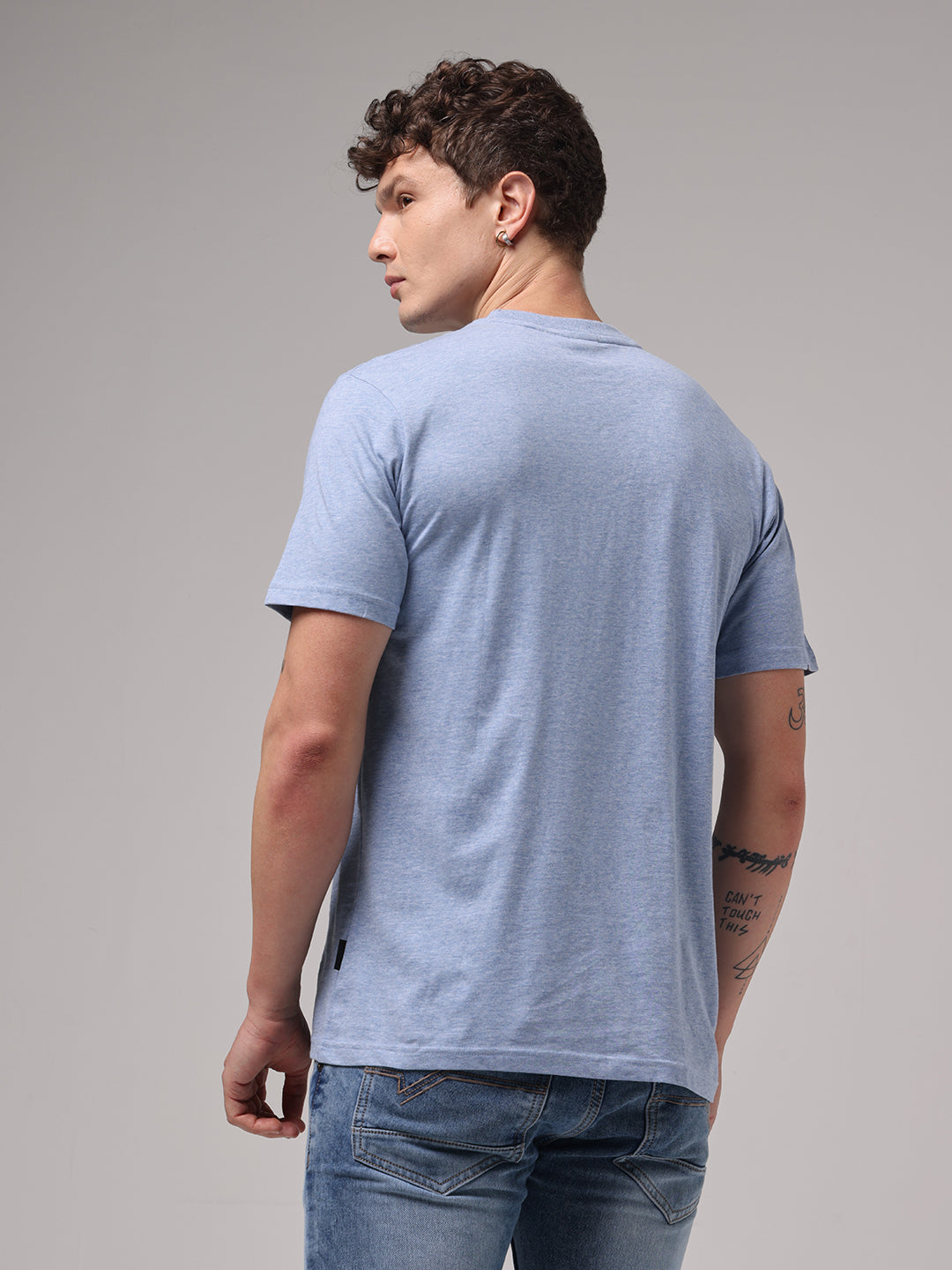 Heather Blue Mono Mode Tee