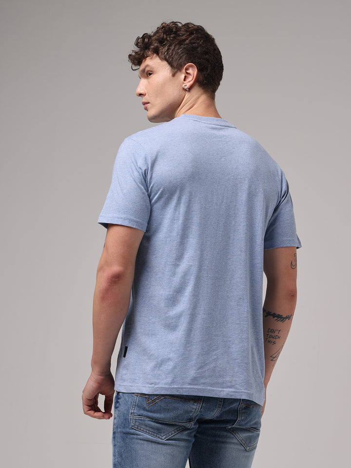 Heather Blue Mono Mode Tee