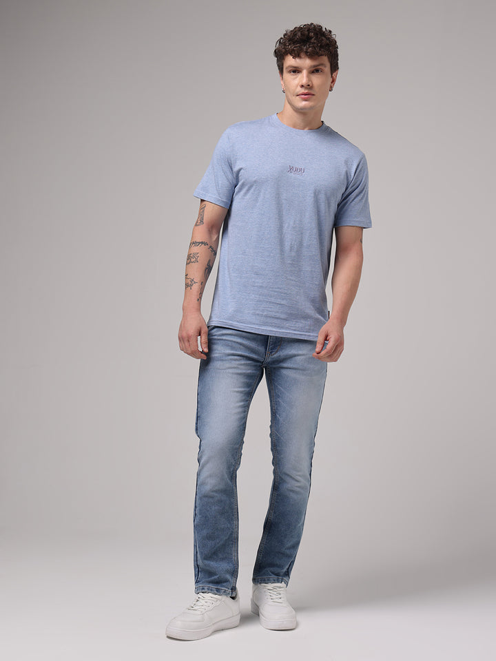 Heather Blue Mono Mode Tee