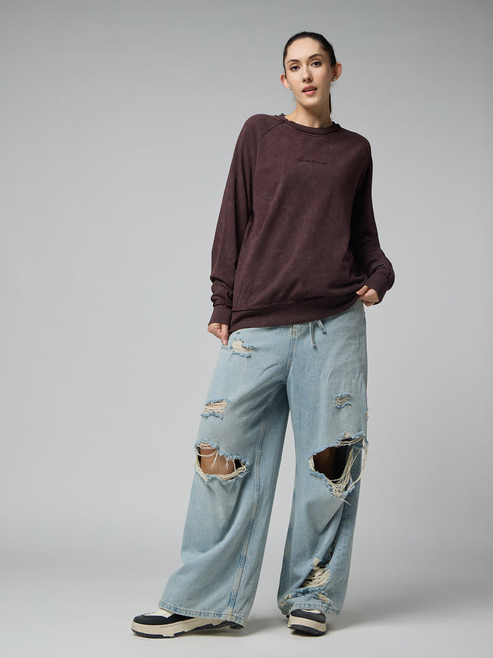 Amber Brown Women's Sweatshirt