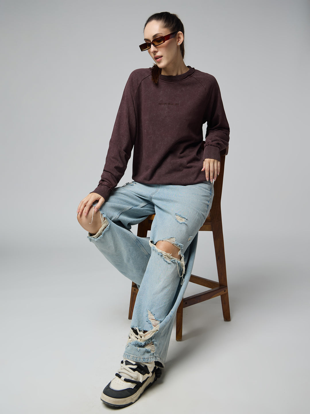 Amber Brown Women's Sweatshirt