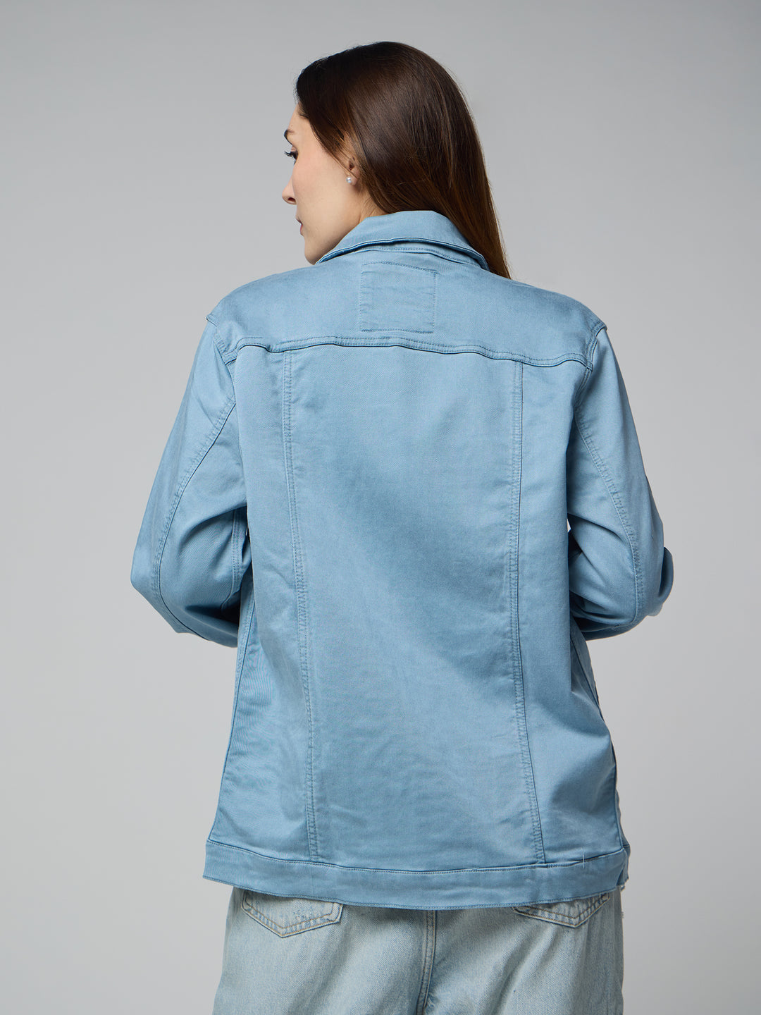 Sky Blue Women's Denim Jacket