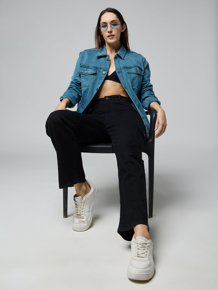 Aquamarine Women's Denim Jacket