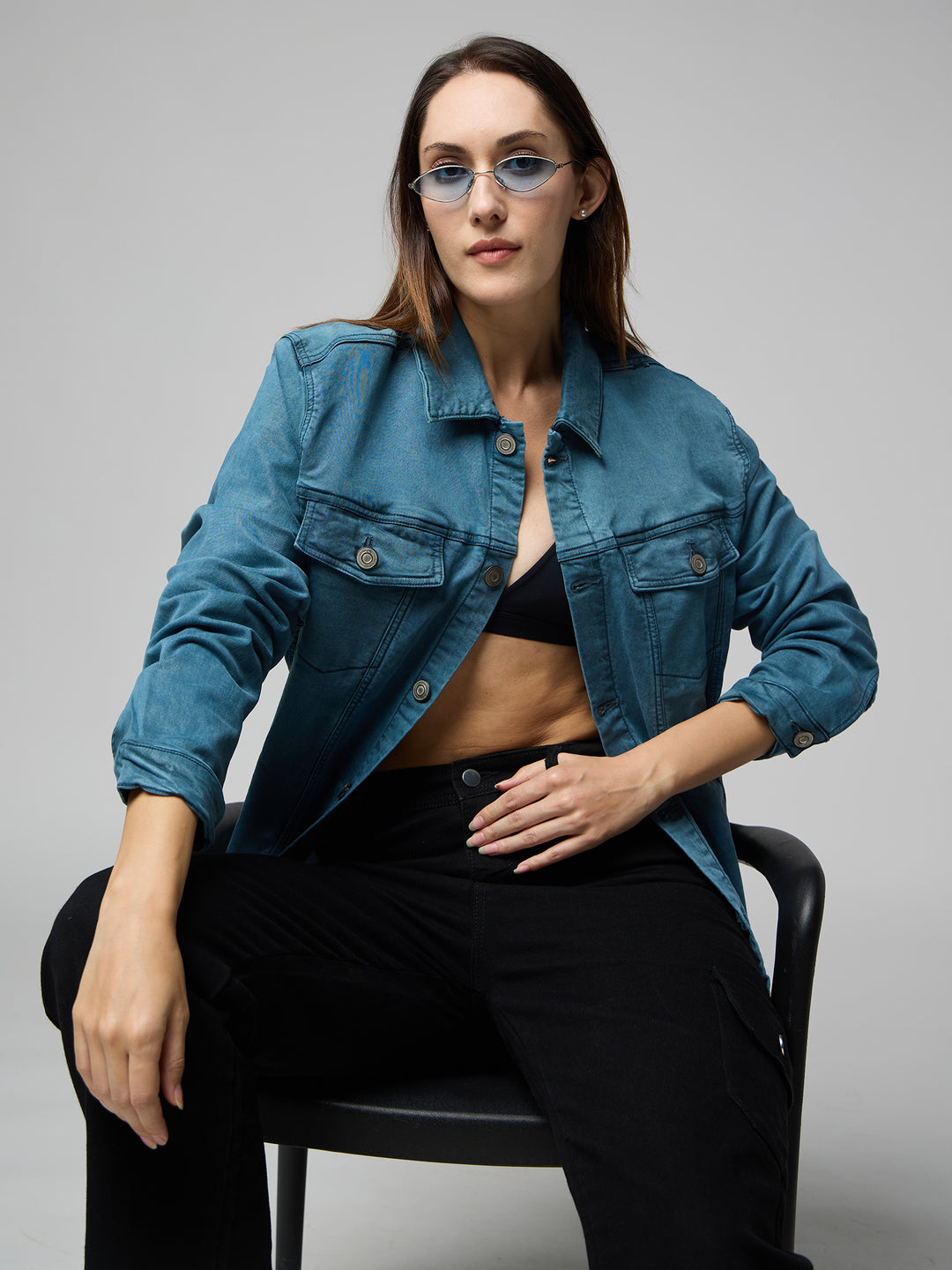 Aquamarine Women's Denim Jacket