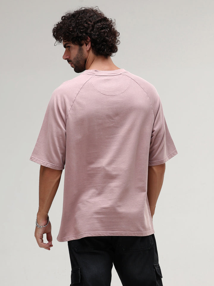 DESERT TAUPE ACID WASH OVERSIZED T-SHIRT