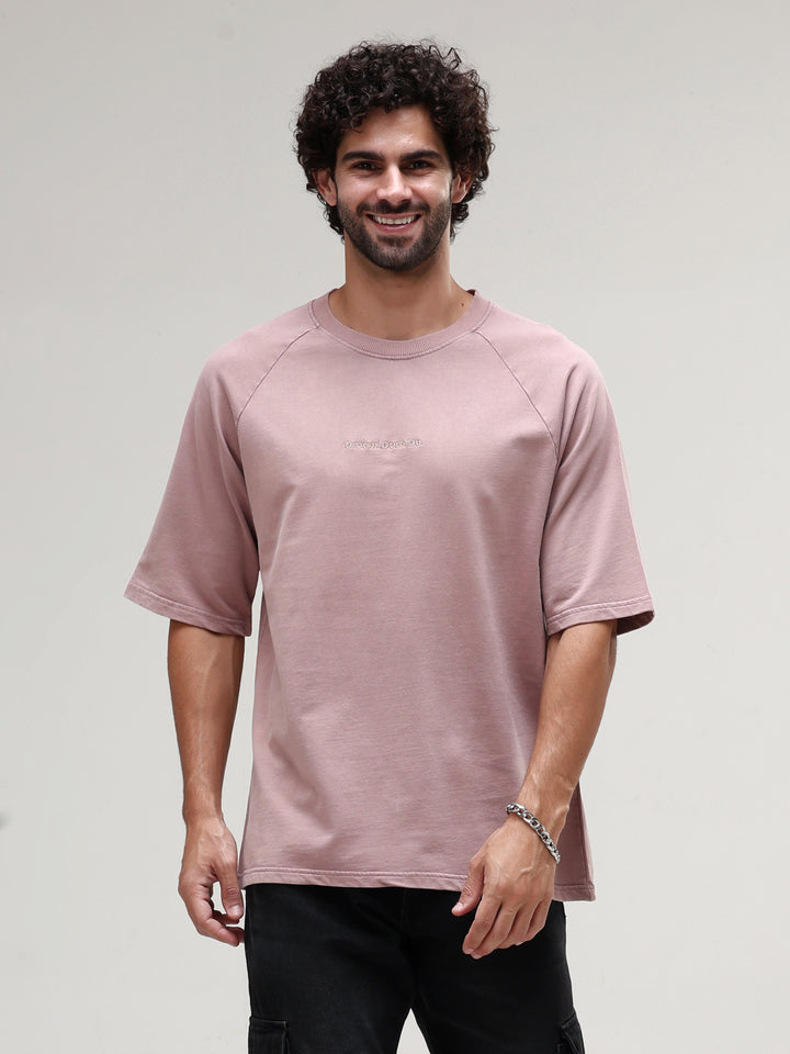 DESERT TAUPE ACID WASH OVERSIZED T-SHIRT