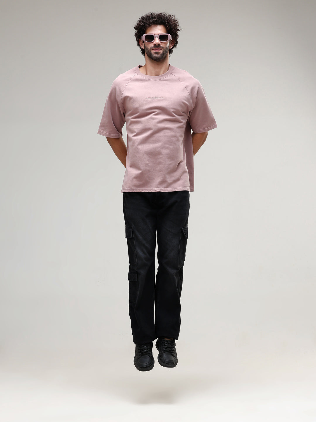 DESERT TAUPE ACID WASH OVERSIZED T-SHIRT
