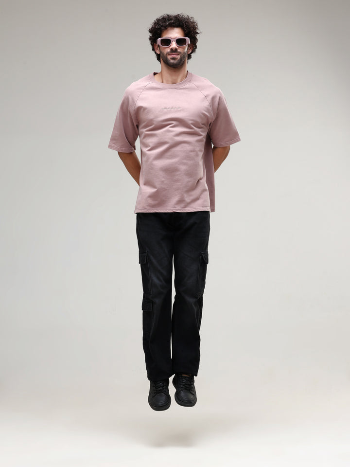 DESERT TAUPE ACID WASH OVERSIZED T-SHIRT