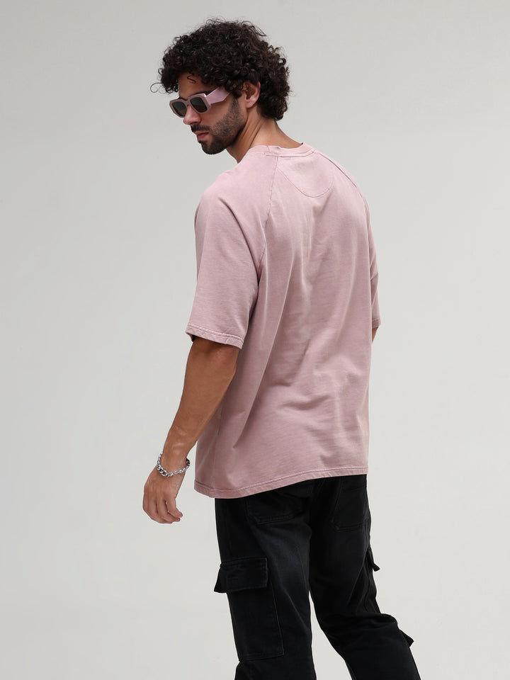 DESERT TAUPE ACID WASH OVERSIZED T-SHIRT