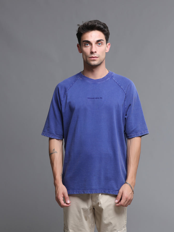 INDIGO INK ACID WASH OVERSIZED T-SHIRT