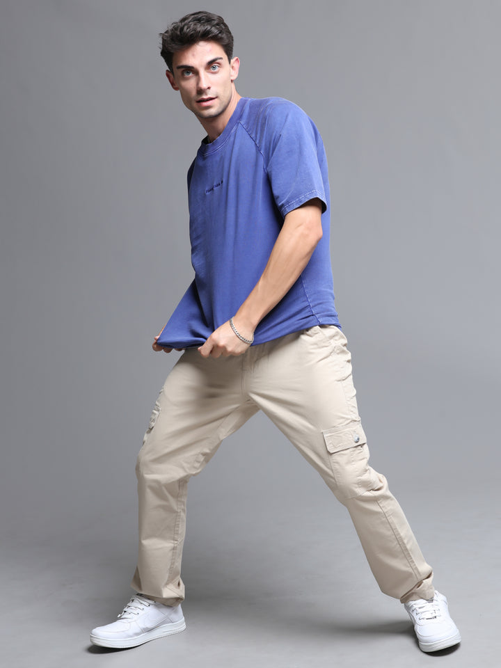 INDIGO INK ACID WASH OVERSIZED T-SHIRT