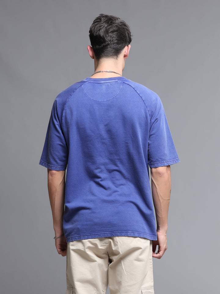 INDIGO INK ACID WASH OVERSIZED T-SHIRT
