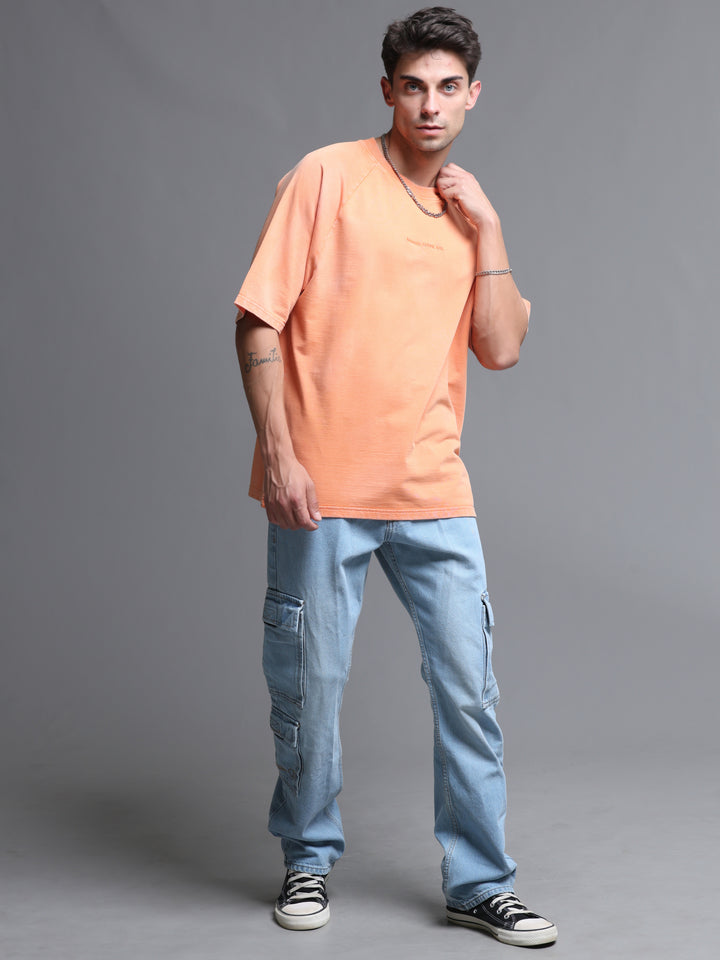 SUNSET HAZE ACID WASH OVERSIZED T-SHIRT