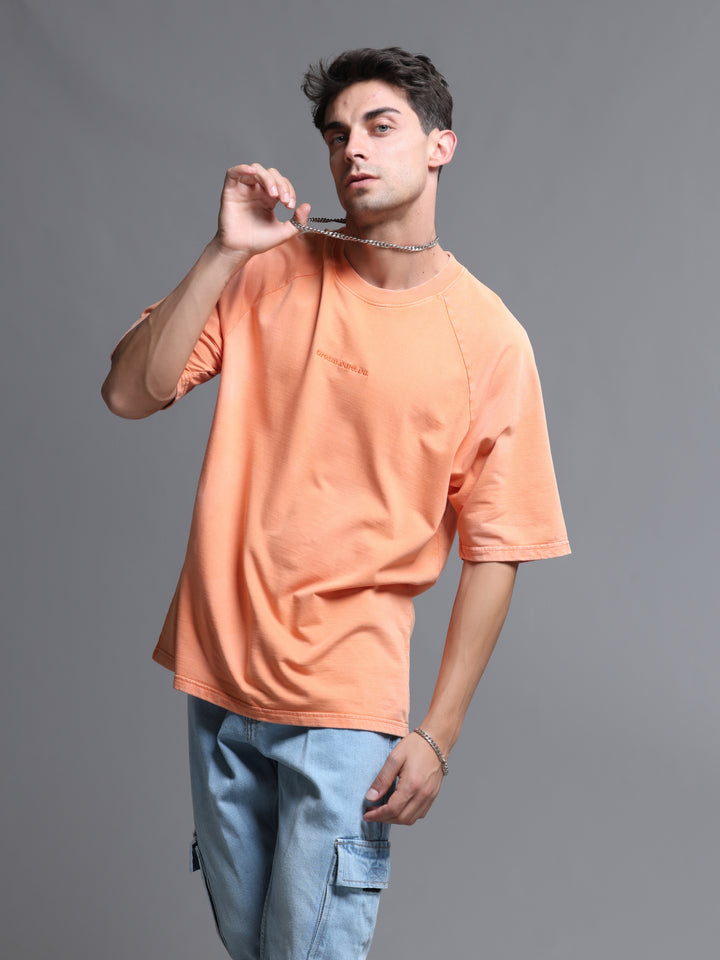 SUNSET HAZE ACID WASH OVERSIZED T-SHIRT