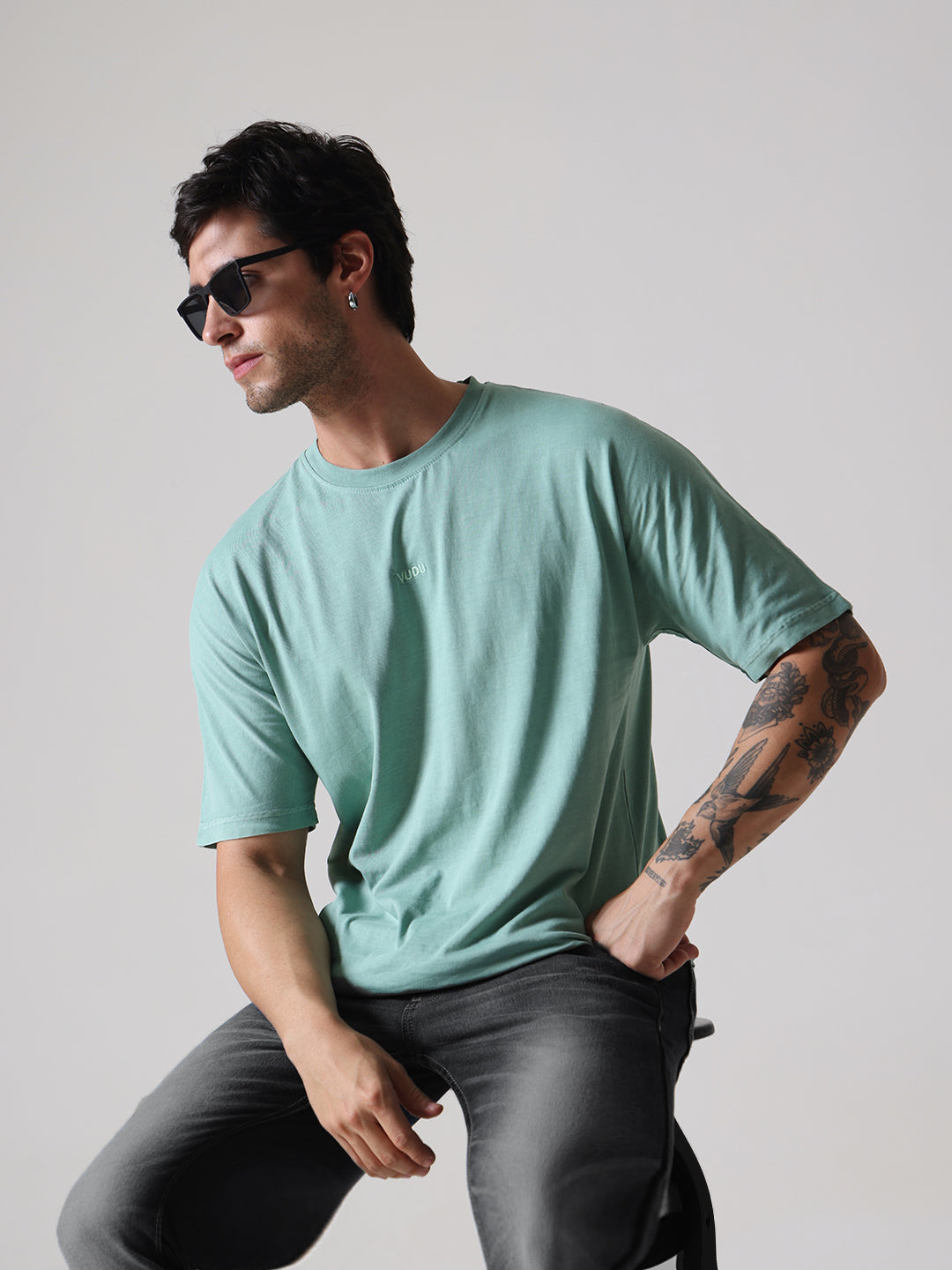 Soft Pigment Dyed Relaxed Fit Tee – Aqua Green