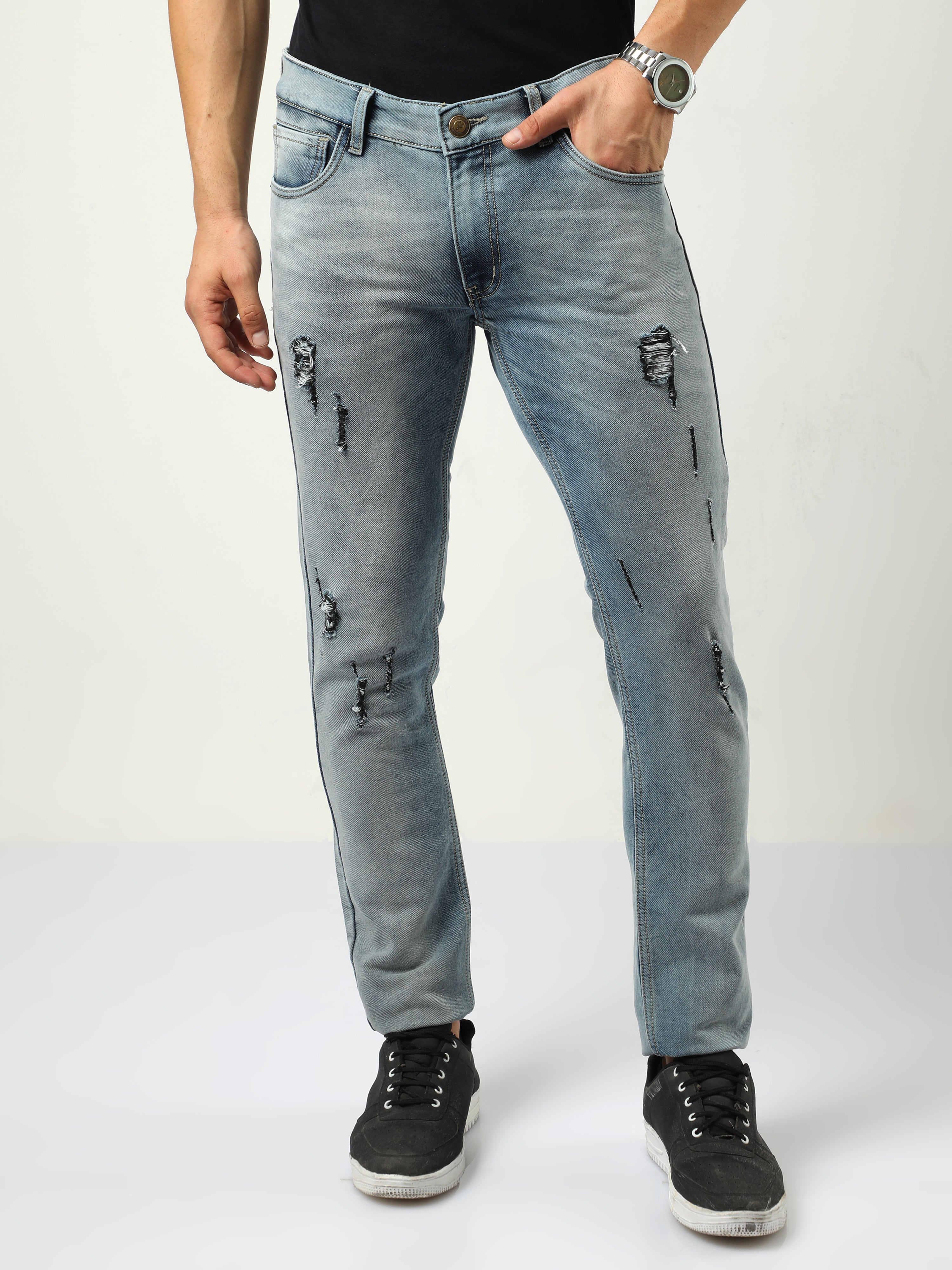 Men's Cotton TRACK PANTS | DENIM BLUE | size from M to 9XL. – Neo Garments