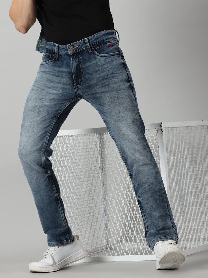 Navy Grunge Jeans