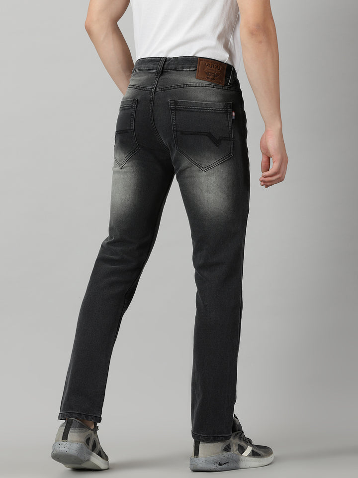 VUDUBlack Tinted JeansSlim Fit