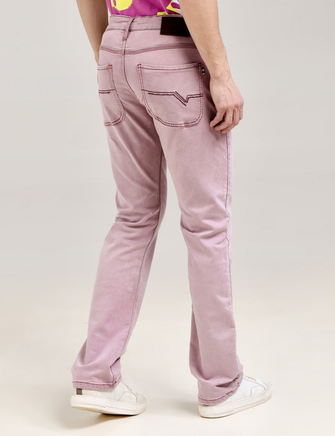 VUDULIGHT BURGUNDY EASE DENIMComfort Fit