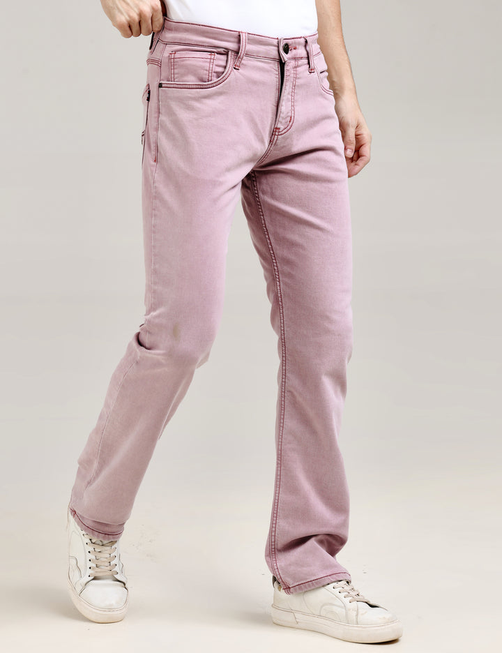 VUDULIGHT BURGUNDY EASE DENIMComfort Fit