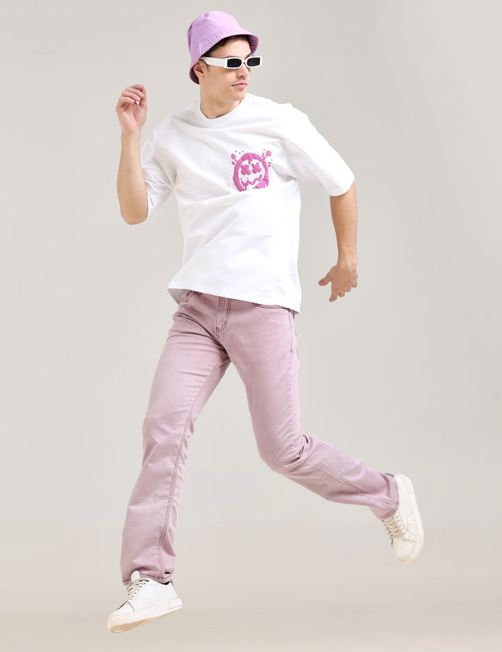 VUDULIGHT BURGUNDY EASE DENIMComfort Fit