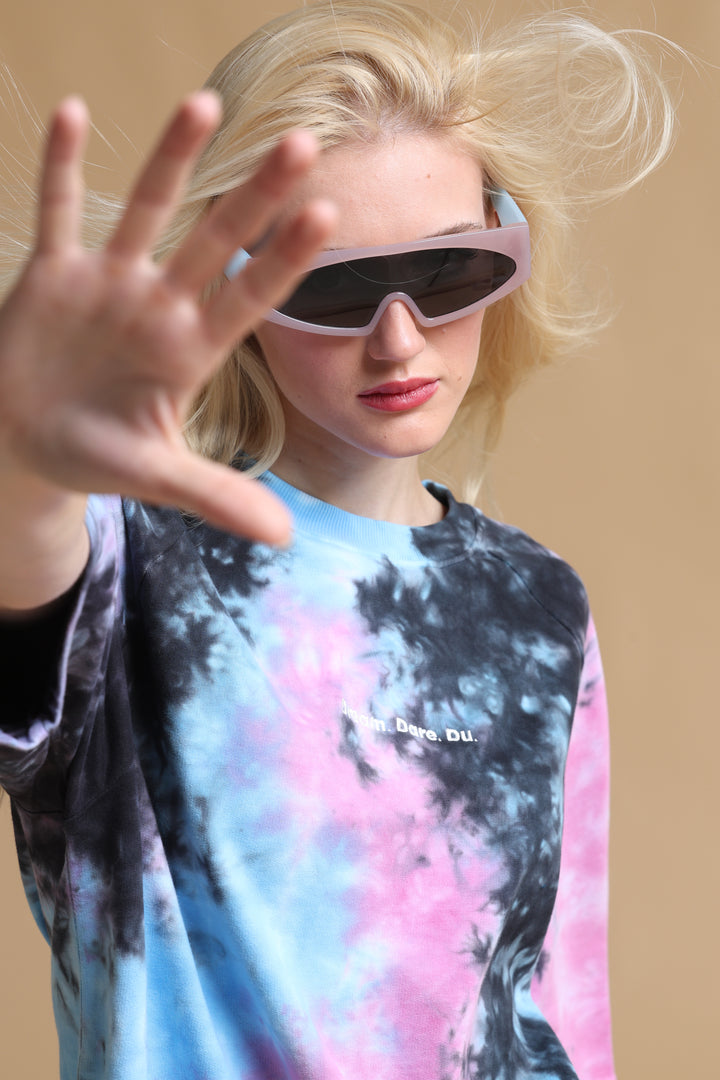 URBAN AURORA TIE-DYE OVERSIZED WOMEN'S T-SHIRT
